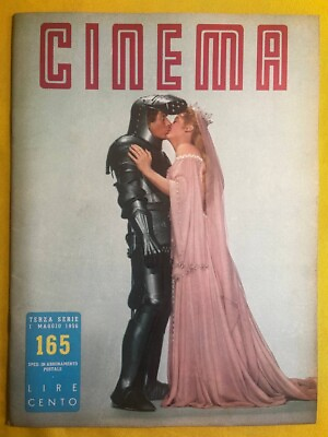 #ad 1956 CINEMA Magazine Italy Danny Kaye Angela Lansbury Jester Charles Boyer R1 4 $34.90