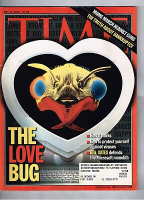 #ad 2000 Time Magazine May 15th The Love bug $14.79