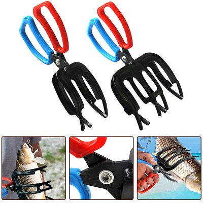 #ad Convenient and Eco friendly Fishing Tool Metal Fish Control Claw Tong Grip $18.60