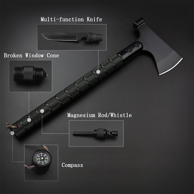 #ad Multifunctional Outdoor Camping Axe set Hiking Tools Survival Hunting $19.97