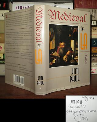 #ad Paul Jim MEDIEVAL IN LA Signed 1st 1st Edition 1st Printing $51.03