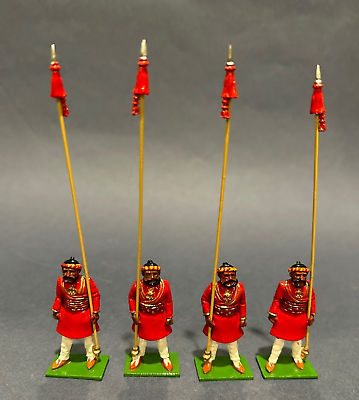 #ad Britains 54mm Delhi Durbar #08957 Ceremonial Guards for State Elephants 4 PC $50.00