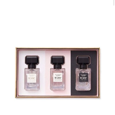 #ad #ad Victoria Secrets TEASE trio 3pc mini Eau de Parfume gift set NEW $29.99