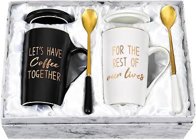 #ad Engagement Gift Anniversary Wedding Gifts for Couples Lets Have Coffee Tog... $40.88