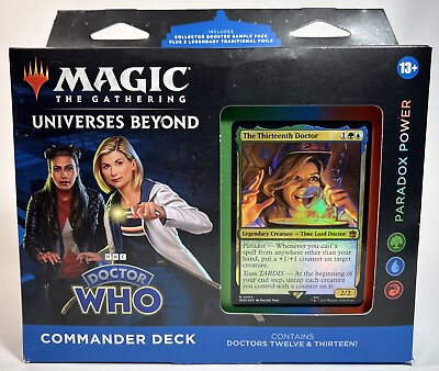 #ad New Magic The Gathering: Universes Beyond Doctor Who Commander Deck. $35.00