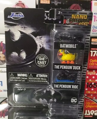 #ad Jada Toys Hollywood Rides Nano Batman 89 Set Of 3 Diecast Vehicles $9.99