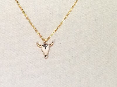 #ad SouthWestern Cowskull Pendant Necklace $9.99