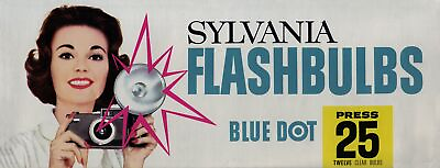 #ad Sylvania Press 25 Clear Flashbulbs 1 pack of 12 bulbs $49.14