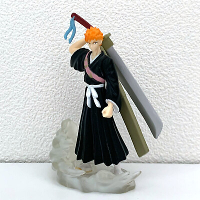 #ad Bleach ICHIGO KUROSAKI Real Collection Diorama Figure Anime Bandai $14.98