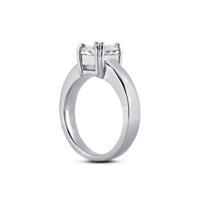 #ad 2.27ct G VS1 Princess Natural Diamond 14K Gold Solitaire Engagement Ring $11408.00