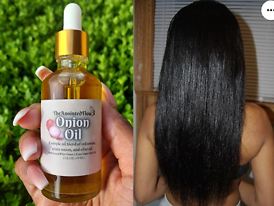 #ad Onion Oil for Fast Hair Growth Thinning Bald Spots Edges Damaged Peppermint $12.00