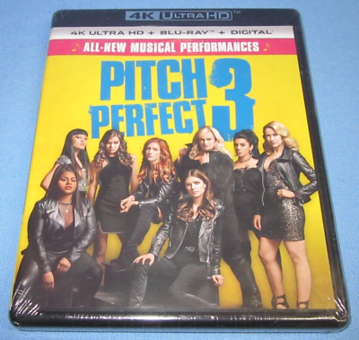 #ad Pitch Perfect 3 4K Ultra HD Blu ray 2017 .. new $7.23