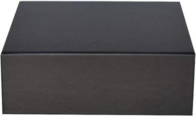 New Black Large Gift Boxes with Magnetic Closure Lid 10quot; X 10quot; X 3.5quot; 3 Pcs $23.99