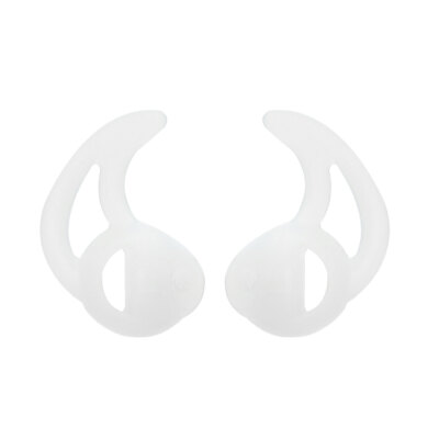 #ad Silicone Fin Earbuds for Radio Earbuds Tips Coil Tube Headset White 2Pcs AU $17.21