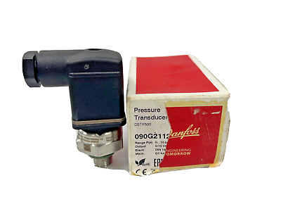 #ad 090G2112 Danfoss DST P500 Pressure Transducer 0 10 bar G1 4 0...10V $95.00