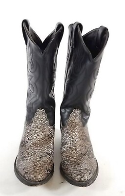 #ad UNIQUE boots for women Snake Skin $40.00
