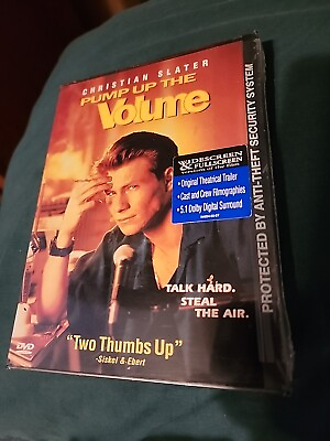 #ad Pump Up the Volume DVD 2001 Snapcase Christian Slater New And Sealed $12.95