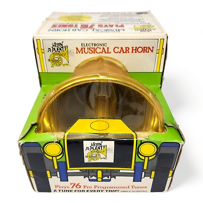 #ad Vintage 1981 Musical Car Horn A Plenty 76 Tunes Preprogrammed Electronic NEW $99.99