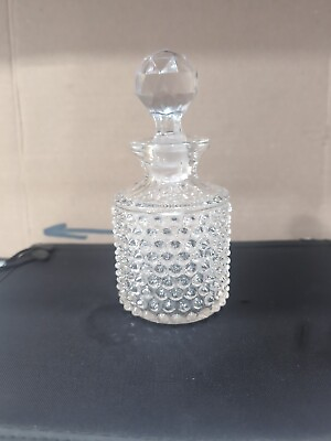 #ad #ad Dewdrop or Hobnail Glass Perfume Cologne Bottle Decanter with Stopper $25.00