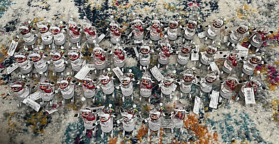 #ad Lot Of 40 Ganz Snowman Snowmen Small Sled Ornaments Various Names Reseller NWT $39.99
