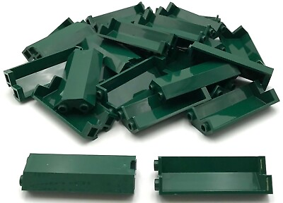 #ad Lego 25 New Dark Green Panel 2 x 2 x 5 Corner WallPieces $7.99
