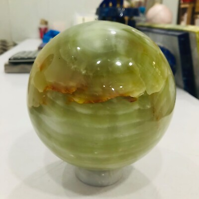 #ad Green Onyx Calcite Sphere 3500gram $285.00