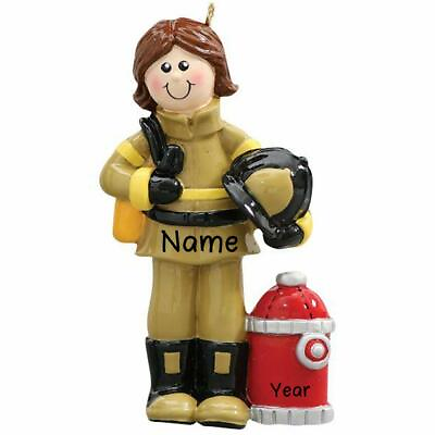 Personalized quot; FIREWOMEN quot; Christmas Hanging Tree Ornament HOLIDAY GIFT $18.90