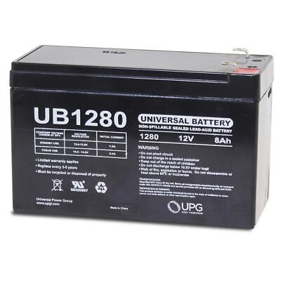 #ad UPG 12V 8Ah Sealed Emergency Light Battery for General 01280 CF12V8 WKA12 8F $26.99