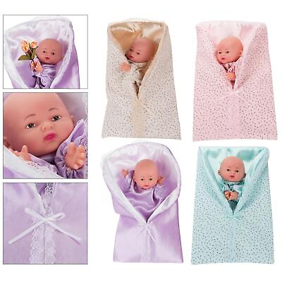 #ad Funny Hand Puppets Lifelike Newborn Swaddling Clothes Baby Doll Toy Finger $15.20