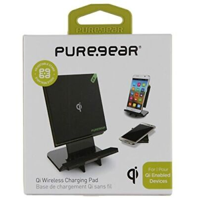 #ad PureGear Wireless Universal Charging Pad Stand Adjustable Removable Stand $14.99