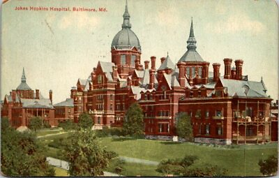 #ad 1910 Postcard Johns Hopkins#x27; Hospital Baltimore MD $7.98