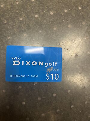 #ad #ad Dixon golf $10 gift certificate $6.00