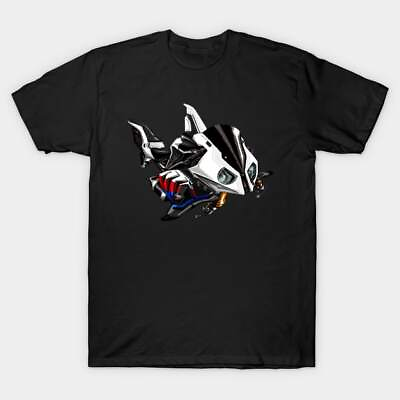 #ad BMW S1000RR Shark White Blue amp; Red Bmw Motorcycles T Shirt $25.41