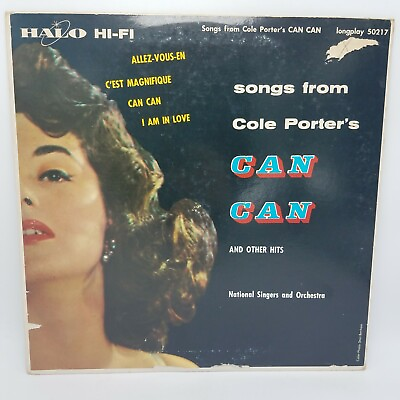 #ad National Singers amp; Orchestra ‎– Songs from Cole Porter#x27;s Can Can Halo ‎50217 VG $10.95