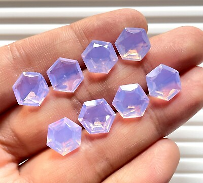 #ad Beautiful Lavender Quartz Faceted Cut Hexagon Gemstone Wholesale Loose Gemstone $15.99