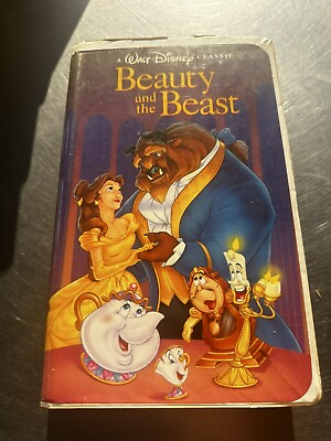 #ad RARE Walt Disney#x27;s Beauty and The Beast VHS 1992 Black Diamond Classic EUC $2500.00
