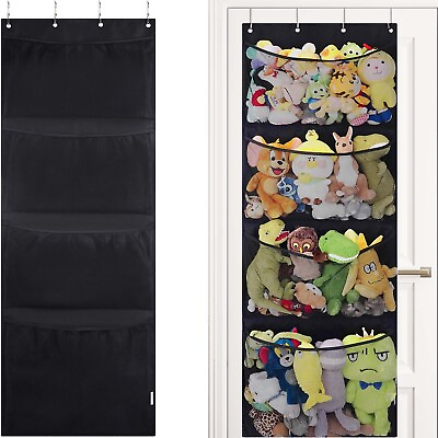 #ad Large Toy Diaper Clothes Mesh Storage Bag Over the Door Hanging Organizer Closet $18.99