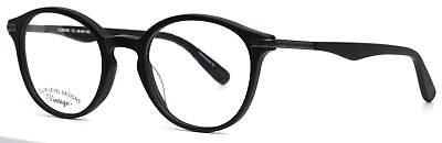 #ad CLUB LEVEL DESIGNS VINTAGE CLD9260 C3 Black Mens Round Eyeglasses 48 20 140 $39.99