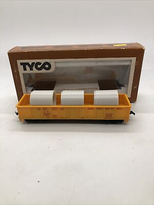 #ad Tyco Gondola Car W Pipe Load Union Pacific 341 B Ho Scale $21.28