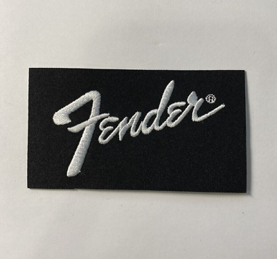 #ad Fender Guitar Embroidered Iron Sew on Patch Laser Cut Badge Metal Guitar Rock $6.99