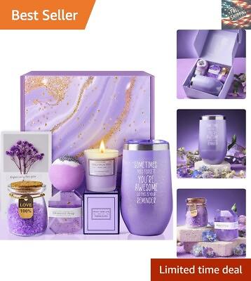 #ad Relaxing Lavender Spa Gift Set Perfect Gifts for Women Mom Wife Girlfriend $52.79