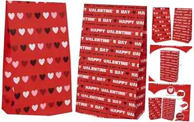 #ad 30 Pcs Valentines Day Gift Bags for Kids Classroom Exchange Presents or $19.60
