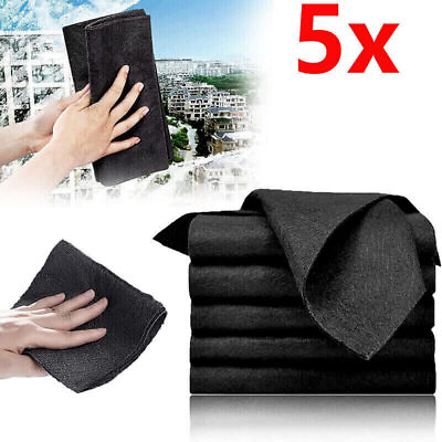 #ad 5x Thickened Magic Cleaning Cloth Streak Free Microfiber Cleaning Rag Reusable $3.99