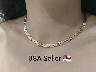 #ad #ad New Luxury FASHION Necklaces For Women Snake chain Gold Pendant Necklace Beauty $3.99