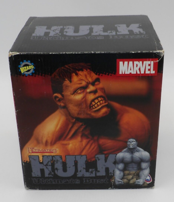 #ad Marvel Hulk Ultimate 6quot; Bust Wizard Entertainment 2003 Only 1500 Made NIB $125.00