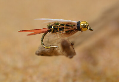 #ad 1 Doz Bead Head Prince Nymph Fishing Flies Mustad Signature Fly Hooks $8.99
