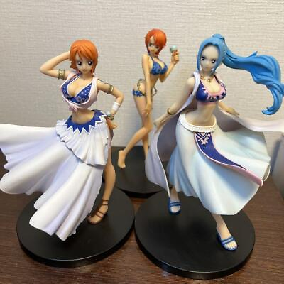 #ad One Piece Figure Nami Vivi DX GIRLS SNAP COLLECTION Banpresto Anime Lot 3 $86.49
