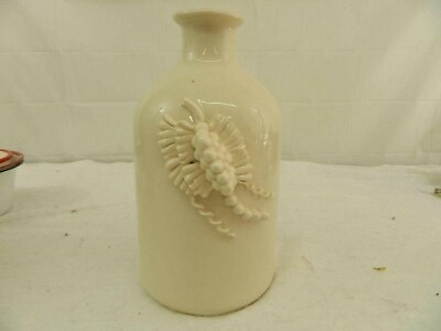 #ad White decorative jug floral craft photo prop display ceramic? pottery? $18.00