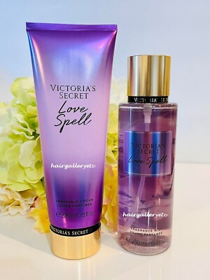 #ad #ad Victoria#x27;s Secret Love Spell Fragrance Mist amp; Lotion Set 8.4 fl oz amp; 8 fl oz $29.99