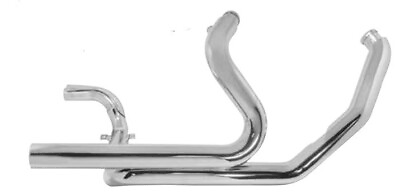 #ad Chrome True Duals Exhaust Header Head Pipe 09 16 Harley Touring FLHR 90340 $428.30